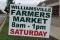 Farmers Market Open Until last Saturday in October
